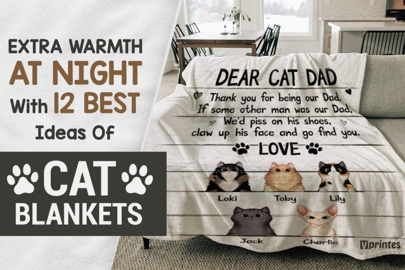 Extra Warmth At Night With 12 Best Ideas Of Cat Blankets | Vprintes