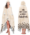 Fabulous Leopard Wearable Blanket for Women