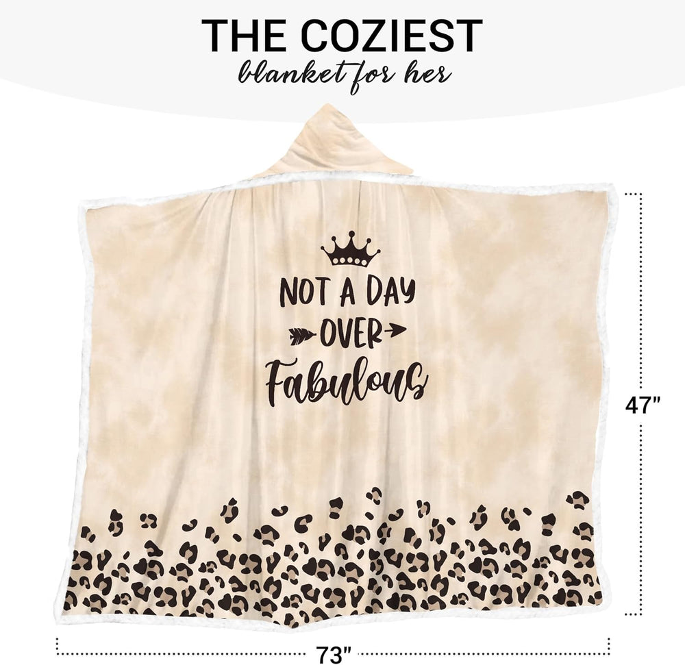 Fabulous Leopard Wearable Blanket for Women