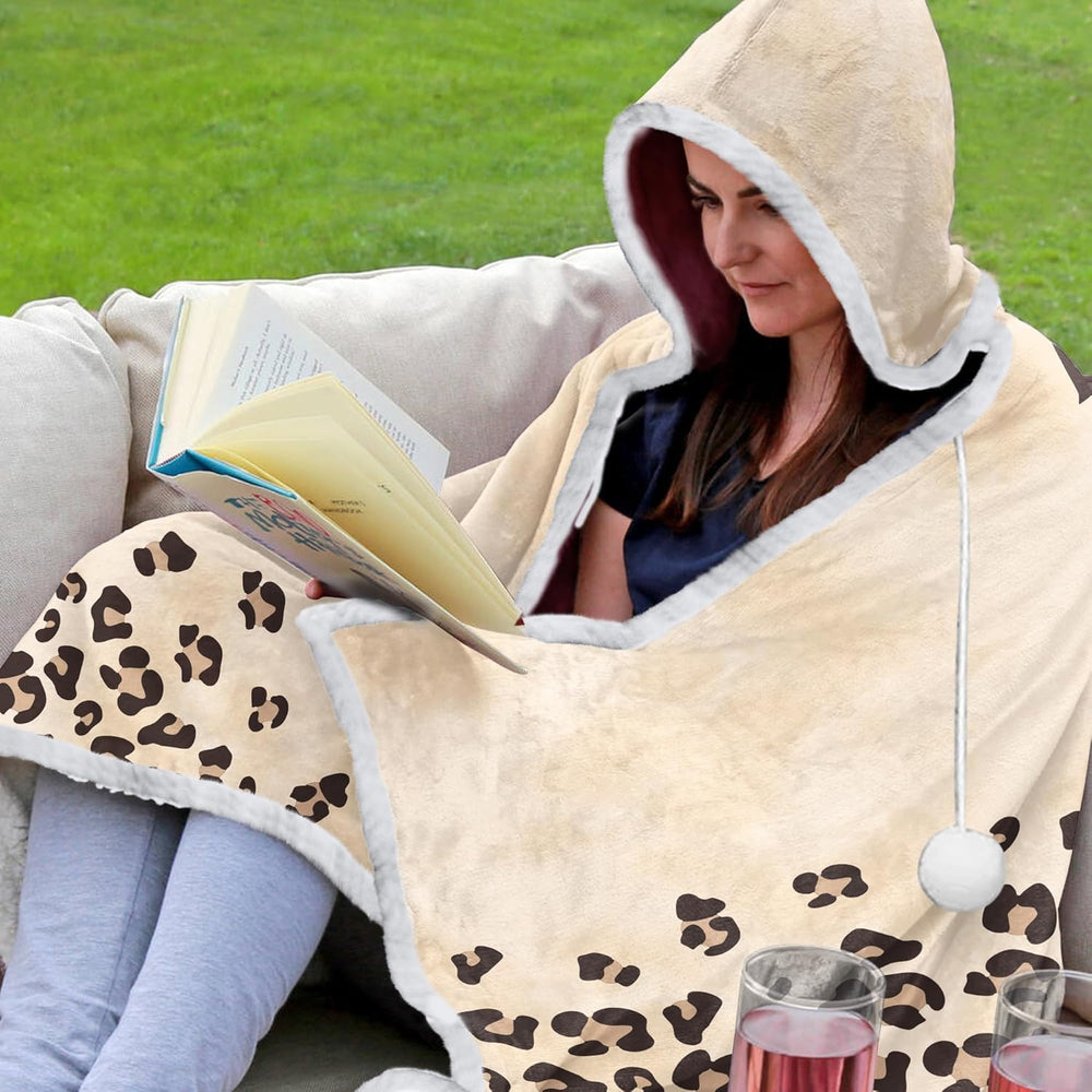 Fabulous Leopard Wearable Blanket for Women