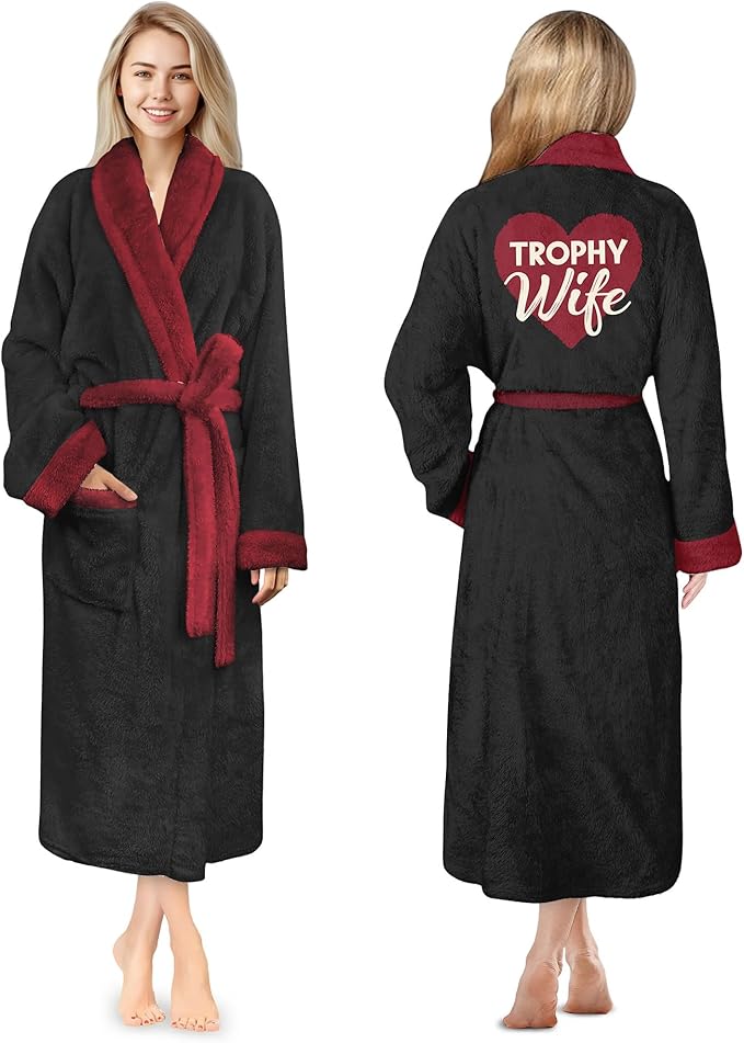 Trophy Wife Fleece Robe