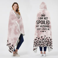 Spoiled Wife Fleece Wearable Blanket Hoodie