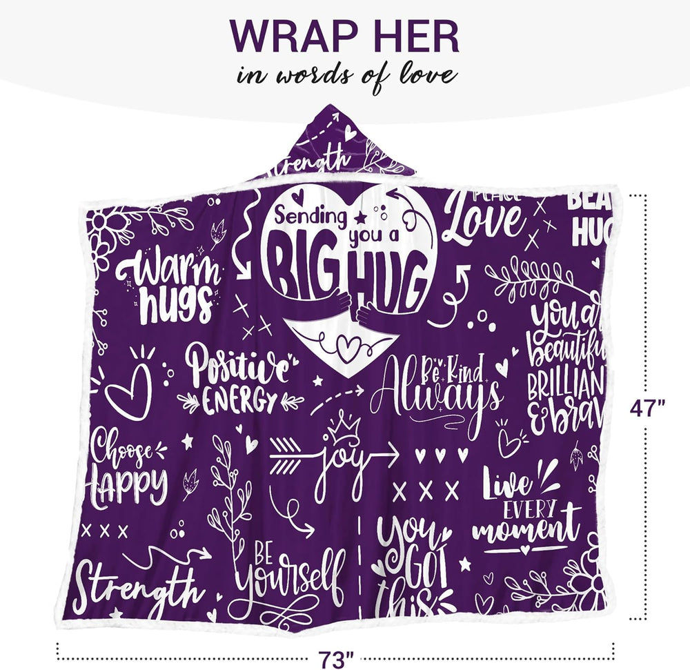 Sending Big Hugs Wearable Blanket Hoodie