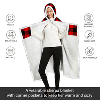 Mama Bear Wearable Blanket Hoodie Gift