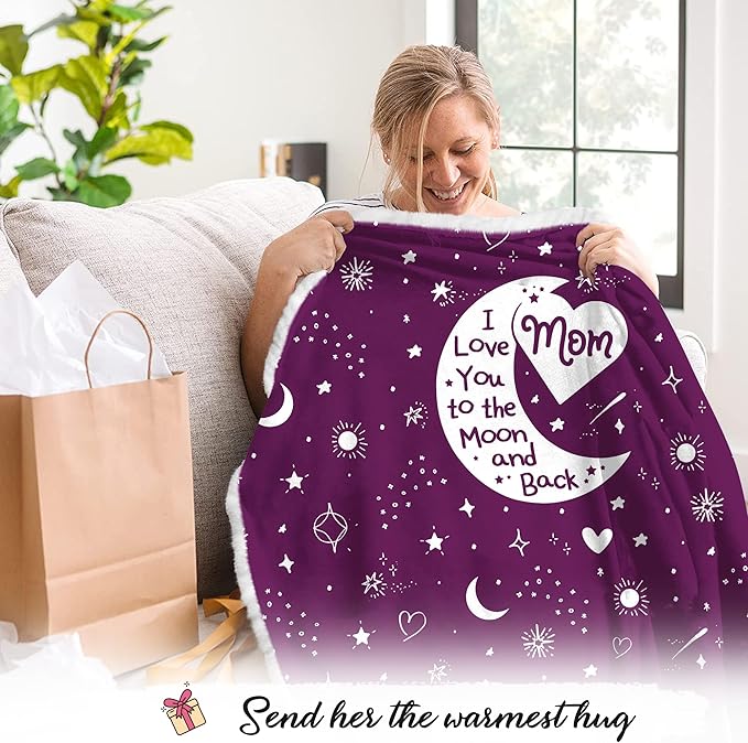 Moon and Back Wearable Blanket Hoodie