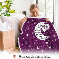 Moon and Back Wearable Blanket Hoodie