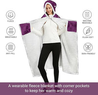 Moon and Back Wearable Blanket Hoodie