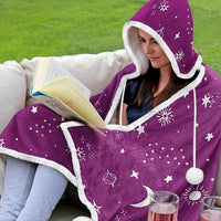 Moon and Back Wearable Blanket Hoodie