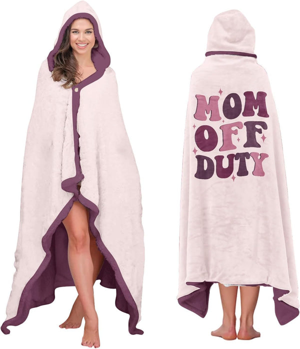 Mom Off Duty Wearable Blanket