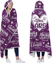 Bible Verse Wearable Blanket Hoodie