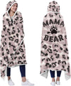 Mama Light Leopard Wearable Blanket Hoodie