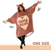 Mama Bear Ear Hoodie Dress for Mom