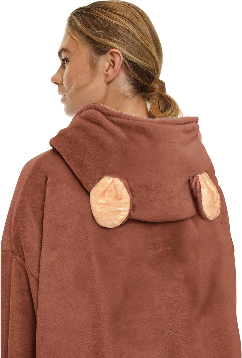 Mama Bear Ear Hoodie Dress for Mom