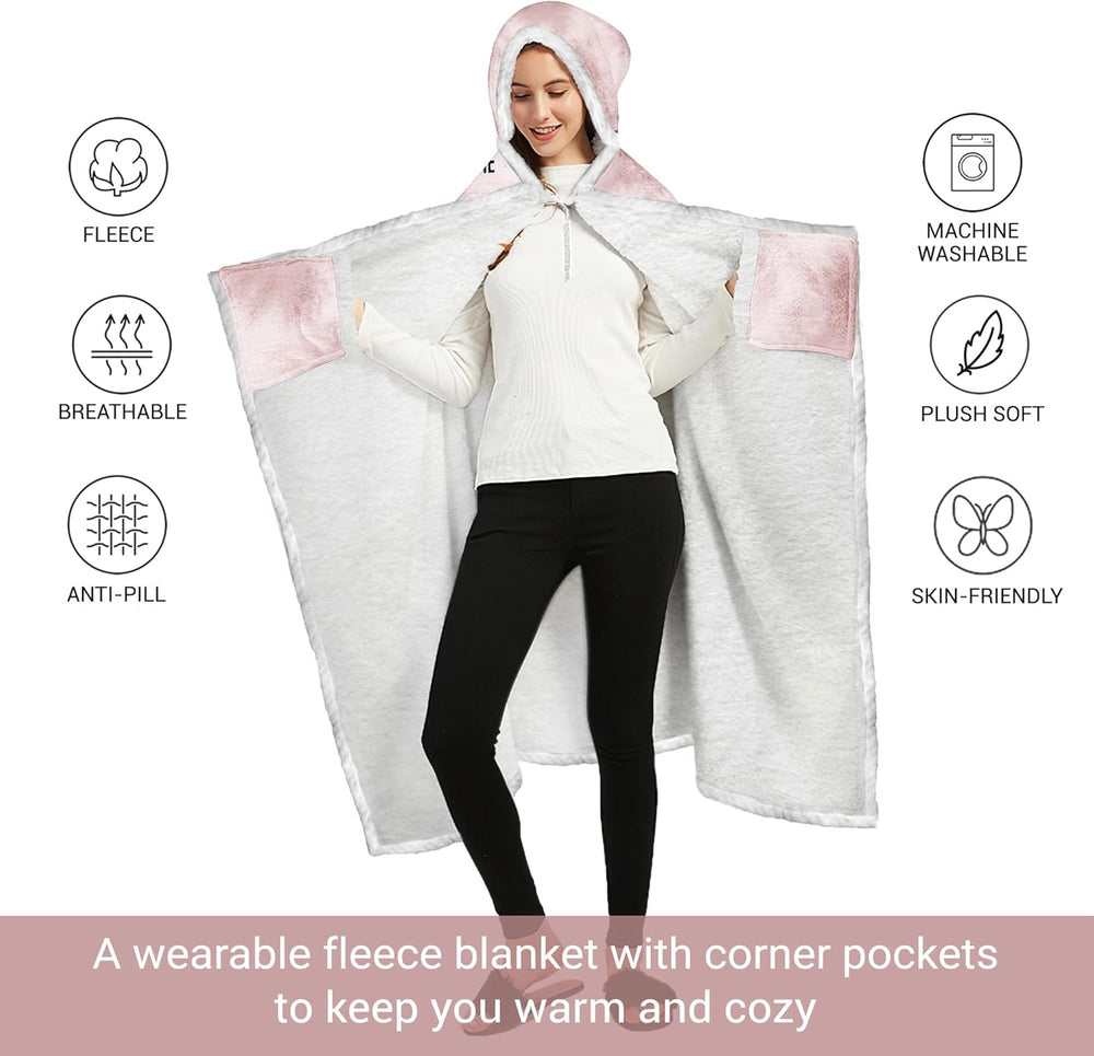 Spoiled Wife Fleece Wearable Blanket Hoodie