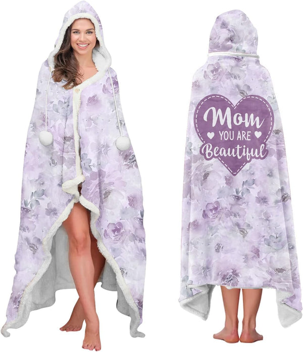 You Are Beautiful Wearable Blanket Hoodie