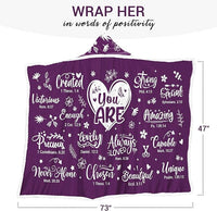 Bible Verse Wearable Blanket Hoodie