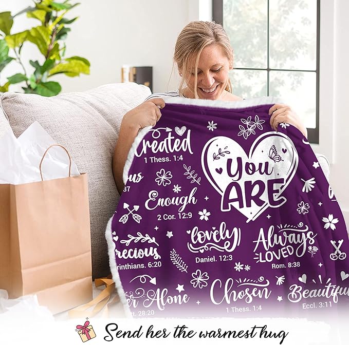 Bible Verse Wearable Blanket Hoodie