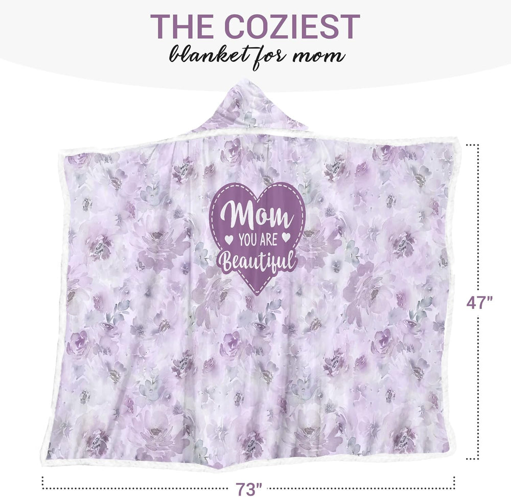 You Are Beautiful Wearable Blanket Hoodie