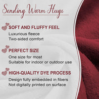 Mama Bear Red Wearable Blanket Hoodie