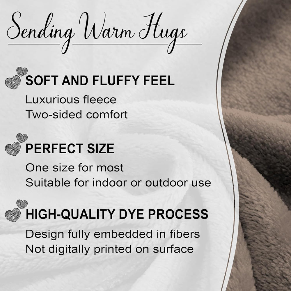 Mama Bear Leopard Wearable Blanket Hoodie