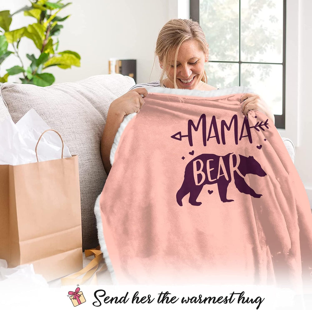 Mama Pink Wearable Blanket Hoodie Wife