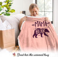 Mama Pink Wearable Blanket Hoodie Wife