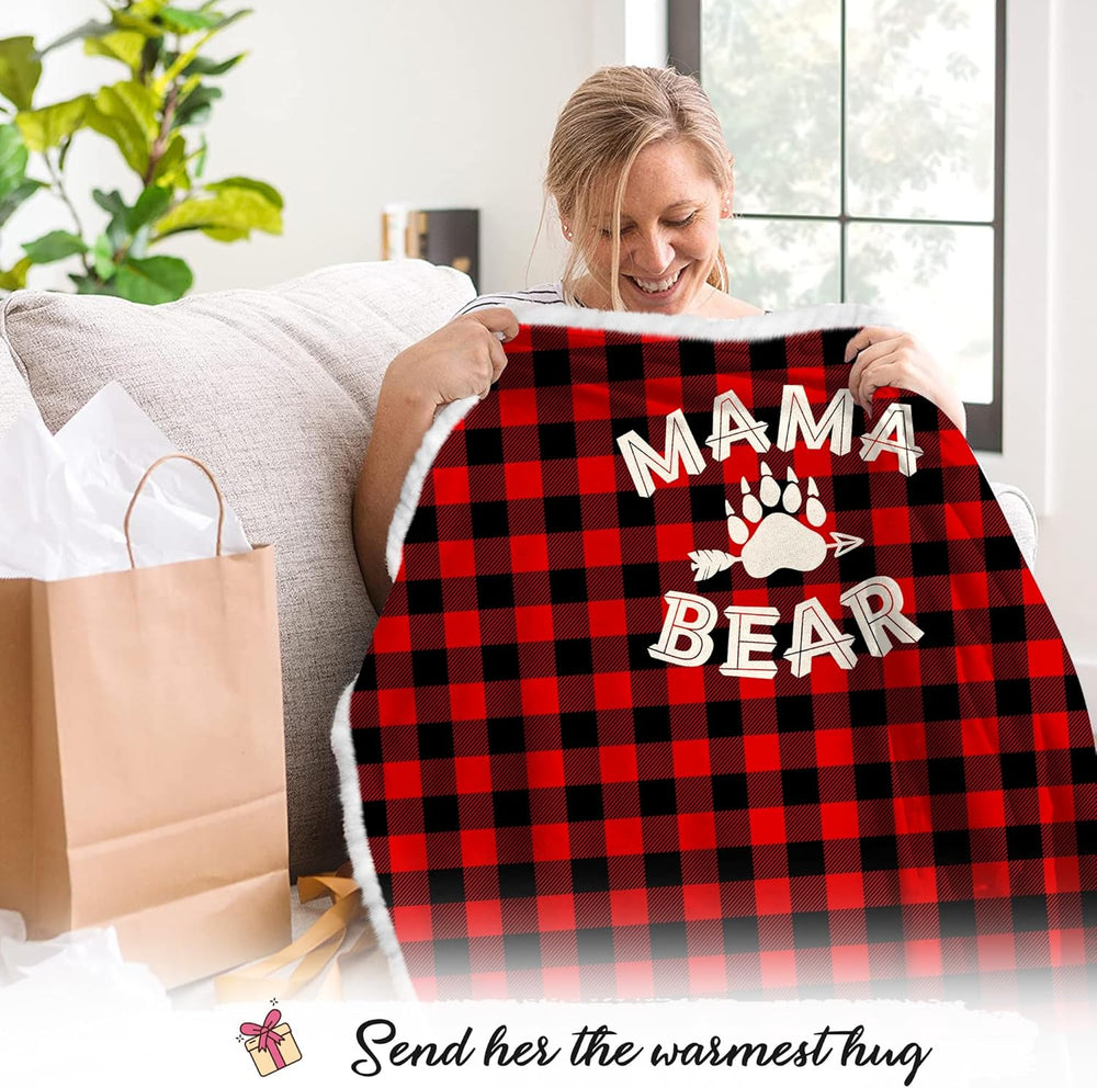 Mama Bear Wearable Blanket Hoodie Gift
