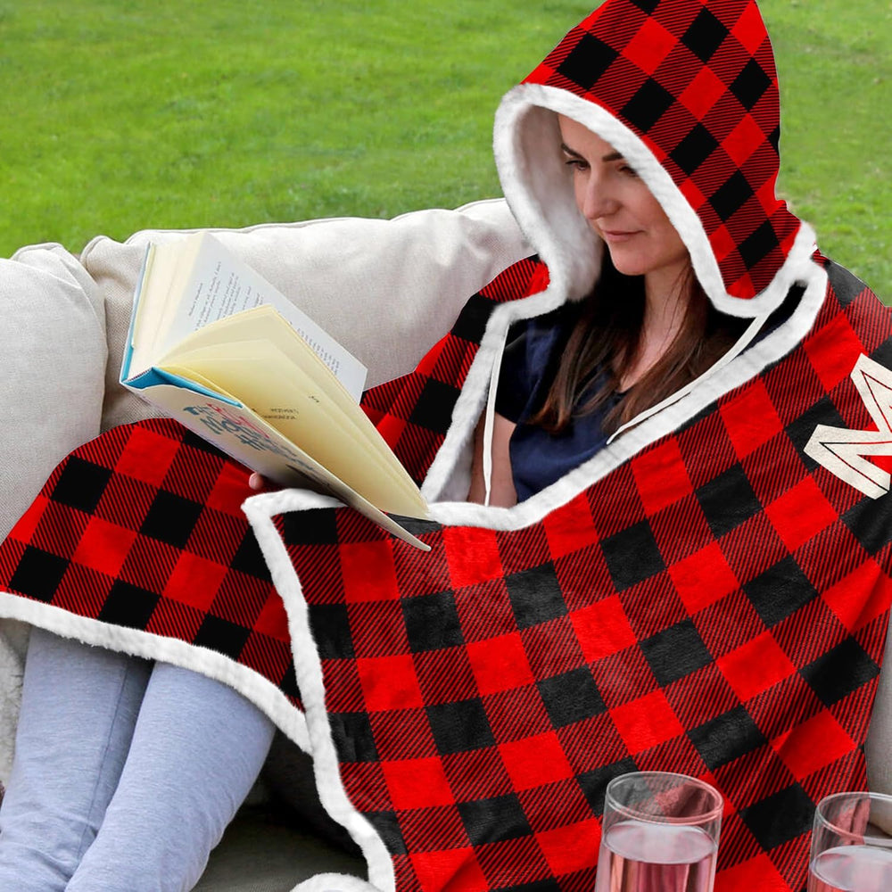 Mama Bear Wearable Blanket Hoodie Gift