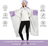 Vprintes Inspirational Gifts for Women - Spring Summer Soft Blanket Hoodie